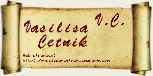 Vasilisa Četnik vizit kartica